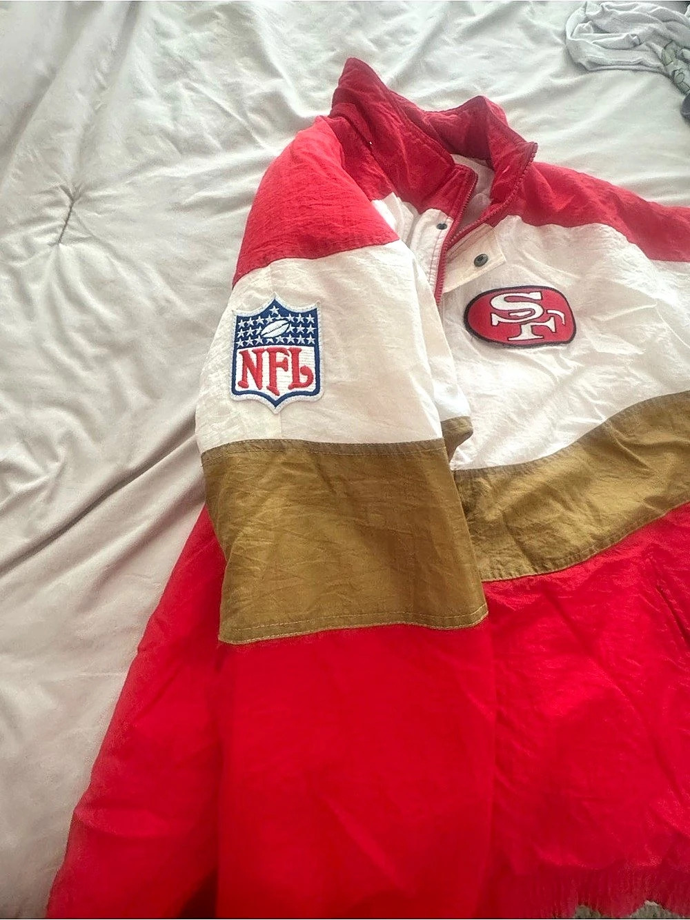 Apex One NFL Pro Line San Francisco 49ers Vintage Puffer Jacket XL